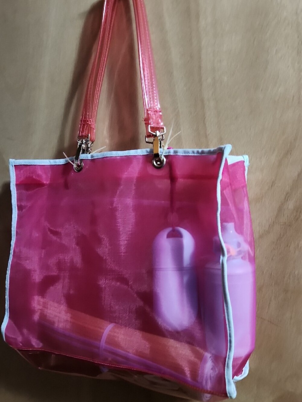Pink Beach Tote Bag - Picture 2 of 6
